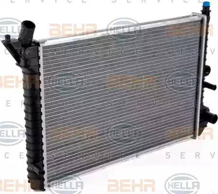 HELLA 8MK 376 709-031 - Radiator, mühərrikin soyudulması furqanavto.az