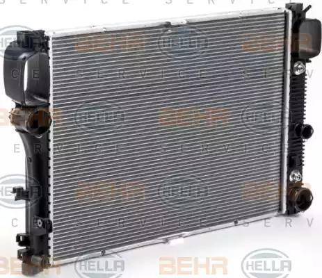 HELLA 8MK 376 700-614 - Radiator, mühərrikin soyudulması furqanavto.az