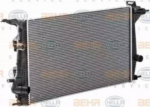 HELLA 8MK 376 700-391 - Radiator, mühərrikin soyudulması furqanavto.az