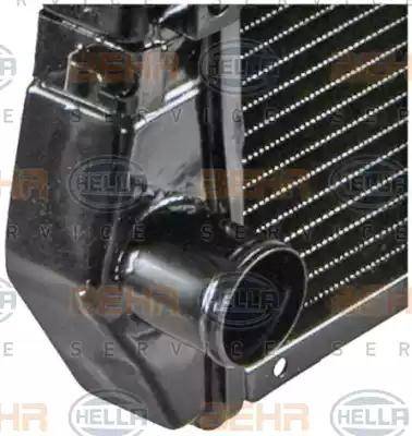 HELLA 8MK 376 708-661 - Radiator, mühərrikin soyudulması furqanavto.az