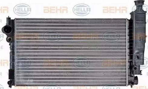 HELLA 8MK 376 708-681 - Radiator, mühərrikin soyudulması furqanavto.az