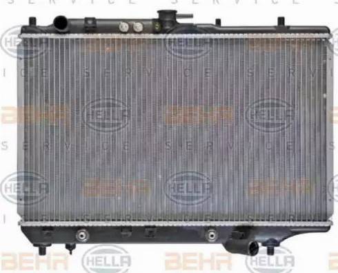 HELLA 8MK 376 707-661 - Radiator, mühərrikin soyudulması furqanavto.az