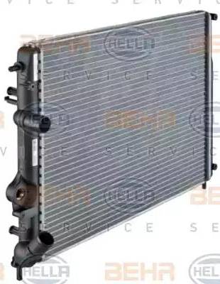 HELLA 8MK 376 719-661 - Radiator, mühərrikin soyudulması furqanavto.az