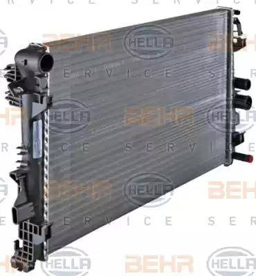 HELLA 8MK 376 719-741 - Radiator, mühərrikin soyudulması furqanavto.az