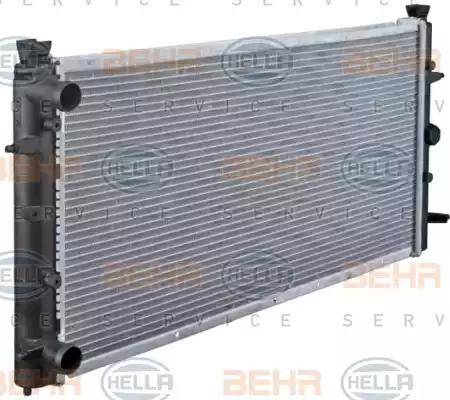 HELLA 8MK 376 714-481 - Radiator, mühərrikin soyudulması furqanavto.az