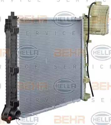 HELLA 8MK 376 714-301 - Radiator, mühərrikin soyudulması furqanavto.az