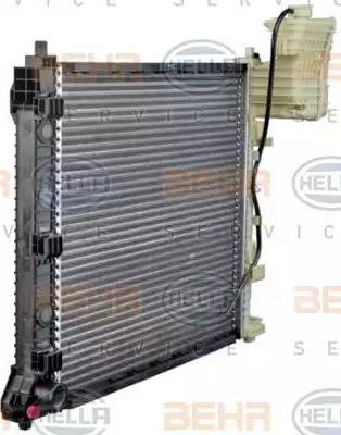 HELLA 8MK 376 714-321 - Radiator, mühərrikin soyudulması furqanavto.az