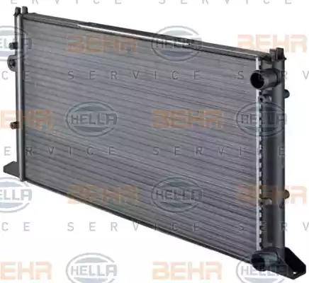 HELLA 8MK 376 715-021 - Radiator, mühərrikin soyudulması furqanavto.az