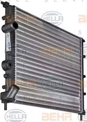 HELLA 8MK 376 716-161 - Radiator, mühərrikin soyudulması furqanavto.az