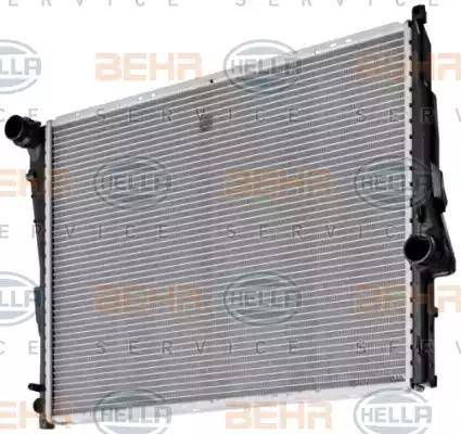 HELLA 8MK 376 716-244 - Radiator, mühərrikin soyudulması furqanavto.az