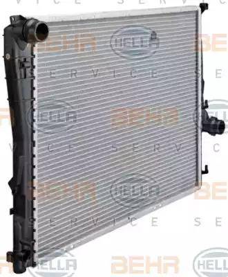 HELLA 8MK 376 716-271 - Radiator, mühərrikin soyudulması furqanavto.az