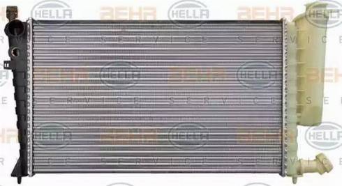 HELLA 8MK 376 710-261 - Radiator, mühərrikin soyudulması furqanavto.az