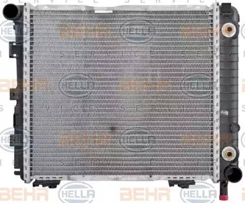 HELLA 8MK 376 711-331 - Radiator, mühərrikin soyudulması furqanavto.az