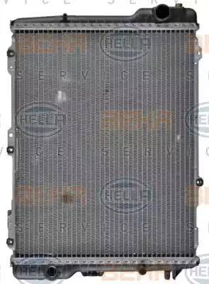 HELLA 8MK 376 711-271 - Radiator, mühərrikin soyudulması furqanavto.az