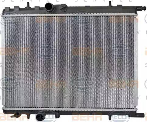 HELLA 8MK 376 718-054 - Radiator, mühərrikin soyudulması furqanavto.az