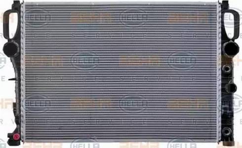 HELLA 8MK 376 718-021 - Radiator, mühərrikin soyudulması furqanavto.az