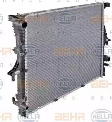 HELLA 8MK 376 718-781 - Radiator, mühərrikin soyudulması furqanavto.az