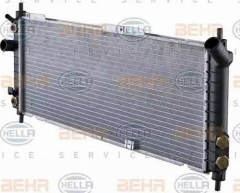 HELLA 8MK 376 713-591 - Radiator, mühərrikin soyudulması furqanavto.az