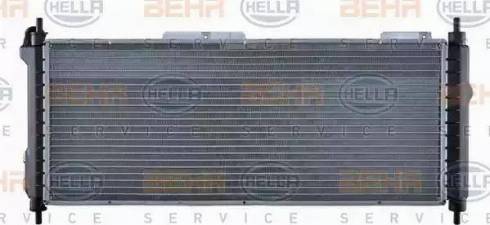 HELLA 8MK 376 713-571 - Radiator, mühərrikin soyudulması furqanavto.az