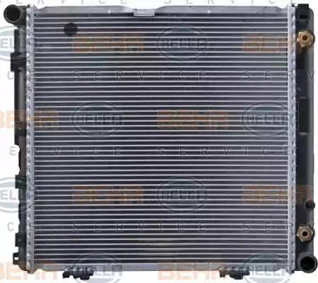 HELLA 8MK 376 712-441 - Radiator, mühərrikin soyudulması furqanavto.az