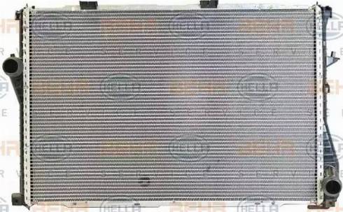 HELLA 8MK 376 712-511 - Radiator, mühərrikin soyudulması furqanavto.az