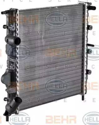 HELLA 8MK 376 712-631 - Radiator, mühərrikin soyudulması furqanavto.az