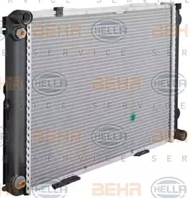 HELLA 8MK 376 712-311 - Radiator, mühərrikin soyudulması furqanavto.az