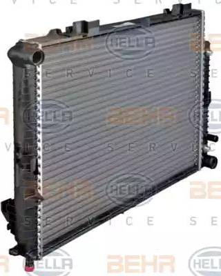 HELLA 8MK 376 712-741 - Radiator, mühərrikin soyudulması furqanavto.az