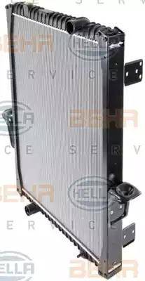 HELLA 8MK 376 726-481 - Radiator, mühərrikin soyudulması furqanavto.az