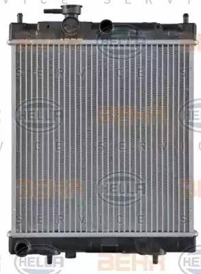 HELLA 8MK 376 726-691 - Radiator, mühərrikin soyudulması furqanavto.az