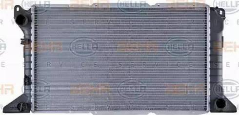 HELLA 8MK 376 720-221 - Radiator, mühərrikin soyudulması furqanavto.az