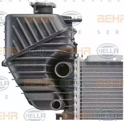 HELLA 8MK 376 721-631 - Radiator, mühərrikin soyudulması furqanavto.az