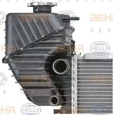 HELLA 8MK 376 722-001 - Radiator, mühərrikin soyudulması furqanavto.az