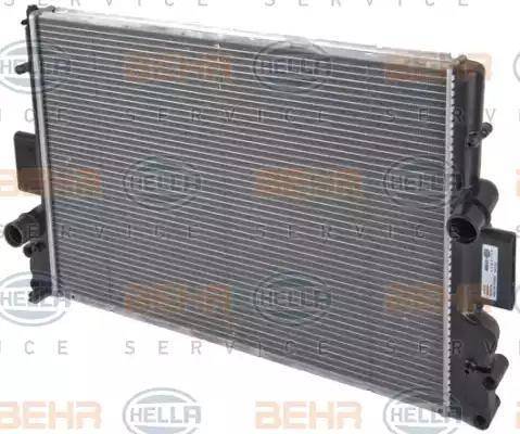 HELLA 8MK 376 774-434 - Radiator, mühərrikin soyudulması furqanavto.az