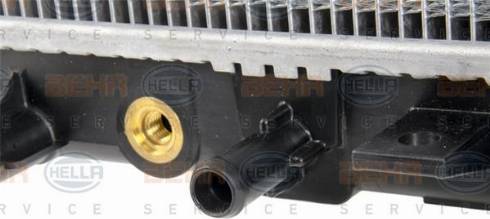 HELLA 8MK 376 777-431 - Radiator, mühərrikin soyudulması furqanavto.az