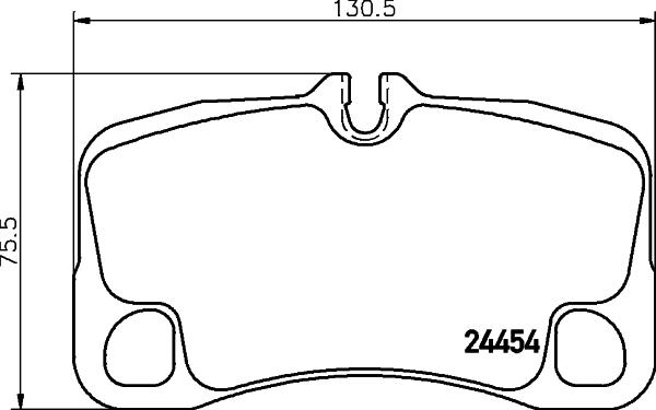 HELLA PAGID 8DB 355 043-471 - Əyləc altlığı dəsti, əyləc diski furqanavto.az