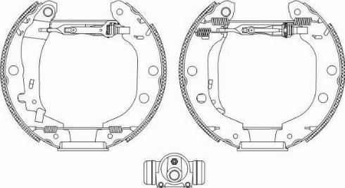 HELLA PAGID 8DB 355 004-601 - Əyləc Başlığı Dəsti furqanavto.az