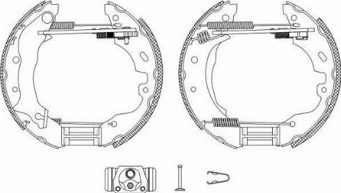 HELLA PAGID 8DB 355 004-101 - Əyləc Başlığı Dəsti furqanavto.az