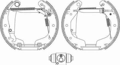 HELLA PAGID 8DB 355 005-031 - Əyləc Başlığı Dəsti furqanavto.az