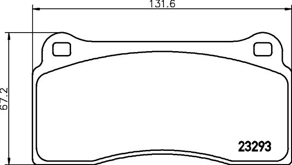 HELLA PAGID 8DB 355 008-981 - Əyləc altlığı dəsti, əyləc diski furqanavto.az