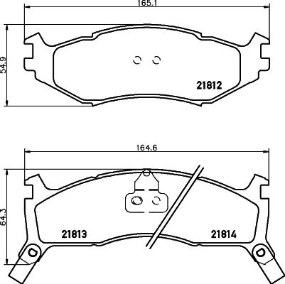 HELLA PAGID 8DB 355 008-221 - Əyləc altlığı dəsti, əyləc diski furqanavto.az