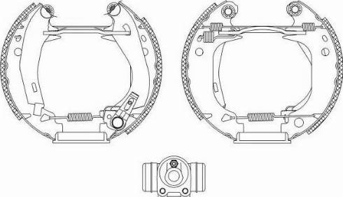 HELLA PAGID 8DB 355 003-941 - Əyləc Başlığı Dəsti furqanavto.az