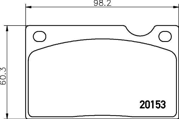 HELLA PAGID 8DB 355 018-391 - Əyləc altlığı dəsti, əyləc diski furqanavto.az