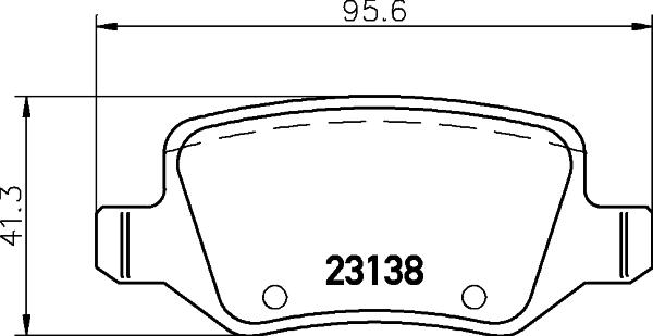 HELLA PAGID 8DB 355 018-531 - Əyləc altlığı dəsti, əyləc diski www.furqanavto.az