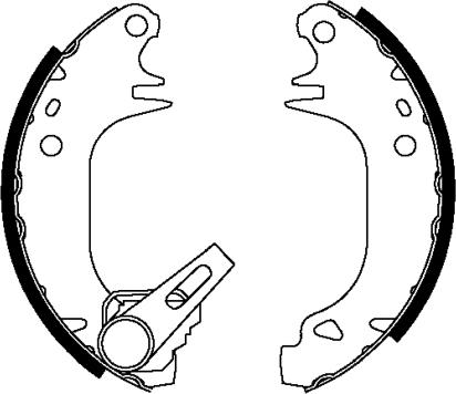 HELLA PAGID 8DB 355 038-091 - Əyləc Başlığı Dəsti furqanavto.az