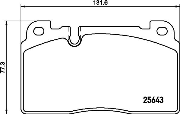 HELLA PAGID 8DB 355 021-331 - Əyləc altlığı dəsti, əyləc diski furqanavto.az