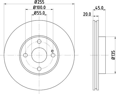 HELLA PAGID 8DD 355 106-491 - Əyləc Diski furqanavto.az