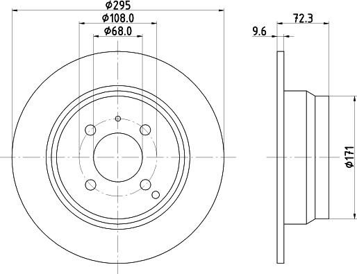 HELLA PAGID 8DD 355 102-911 - Əyləc Diski furqanavto.az