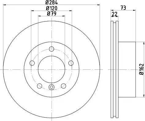 HELLA PAGID 8DD 355 111-221 - Əyləc Diski furqanavto.az