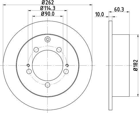 HELLA PAGID 8DD 355 118-661 - Əyləc Diski furqanavto.az